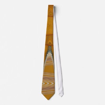 Butterscotch Abstract Tie by DonnaGrayson at Zazzle