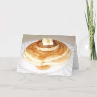 "Butterscotch Pancakes" Thank You Card