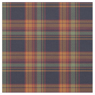 Butterscotch plaid fabric