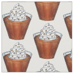 Butterscotch Pudding Whipped Cream Southern Food Fabric