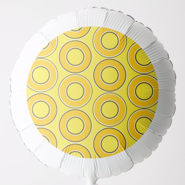 Butterscotch Retro Donuts Balloon (Front)