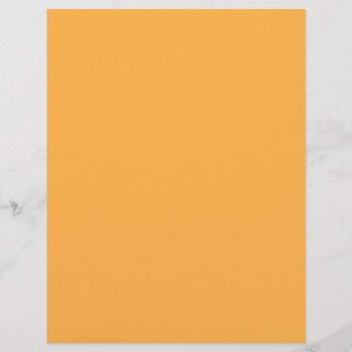 Butterscotch solid color  letterhead