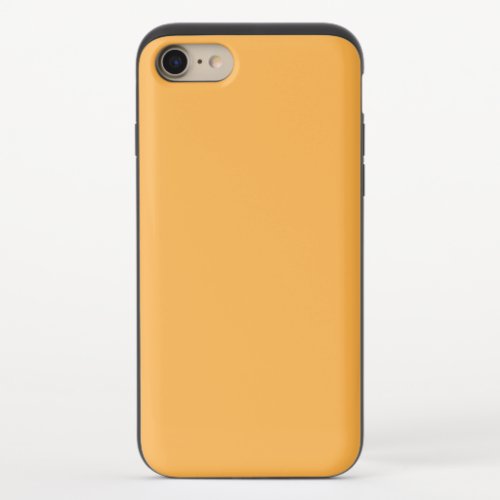 Butterscotch solid color  iPhone 87 slider case