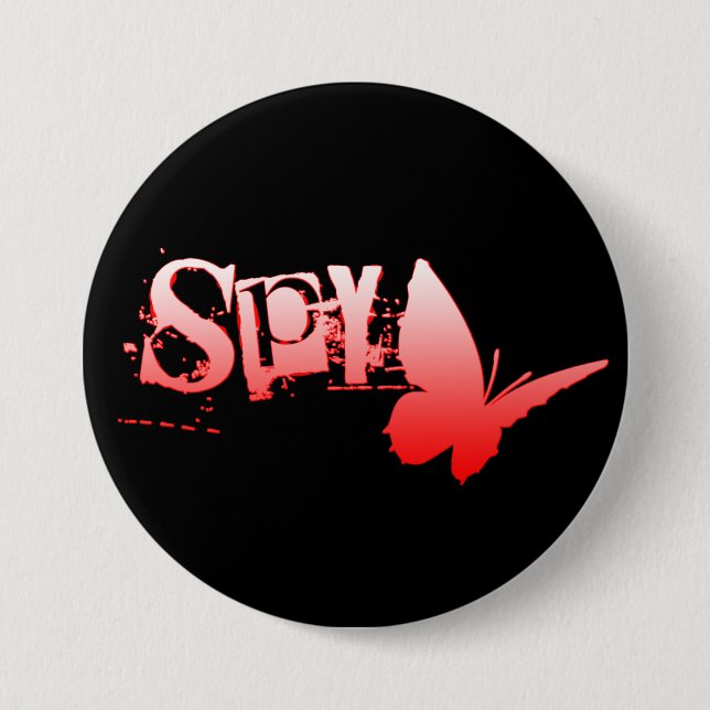 butterSPY. Pinback Button (Front)