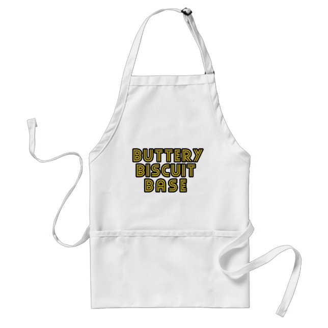 Buttery Biscuit Base Adult Apron (Front)