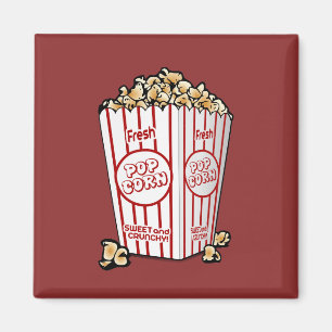 Buttery Popcorn Movie Fan Magnet