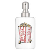 Buttery Popcorn Movie Fan Soap Dispenser And Toothbrush Holder (Front)