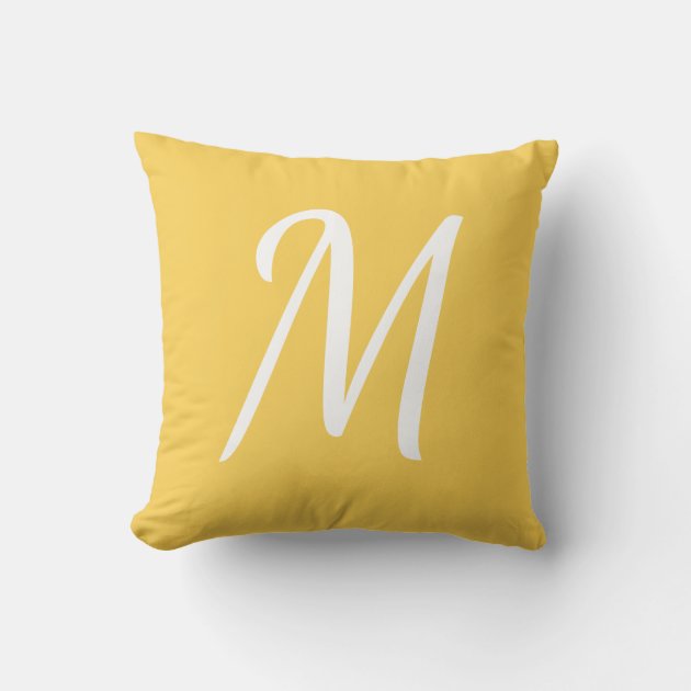 Buttery Yellow And White Monogram Throw Pillow Zazzle   Buttery Yellow And White Monogram Throw Pillow R316e4e5292274f62bace4818d6cfd587 4gu5f 8byvr 630 