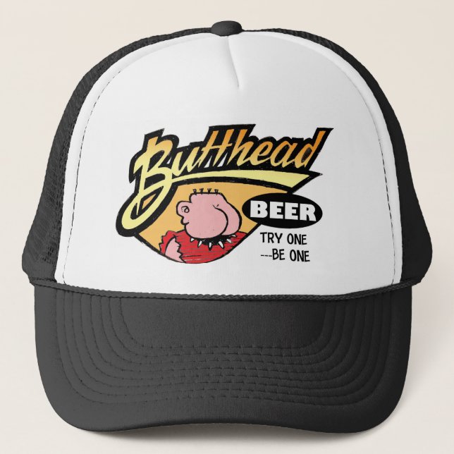 ButtHead Beer Color Hat (Front)