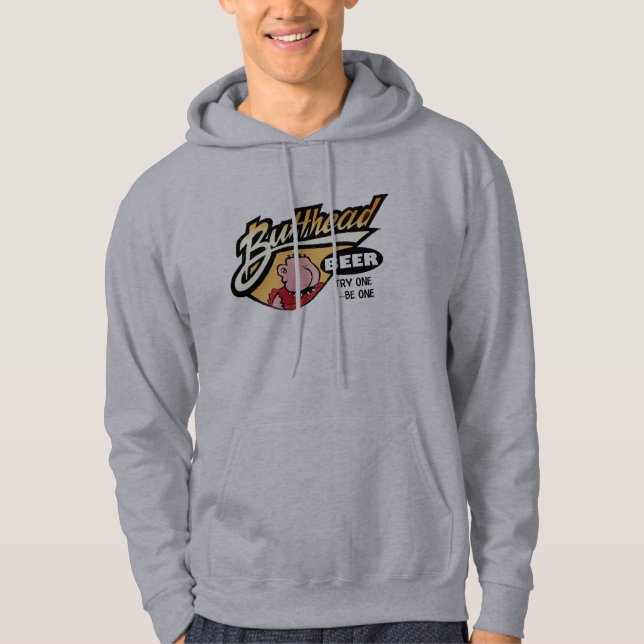 ButtHead Beer Color Hoodie (Front)