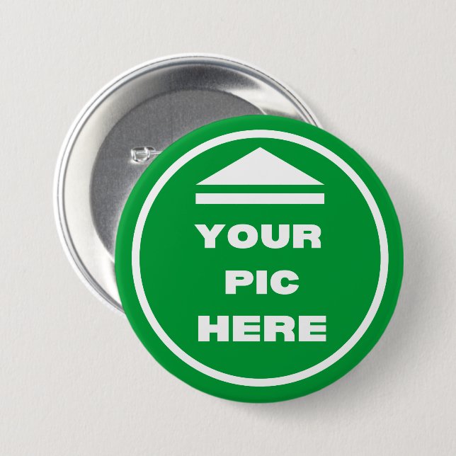 Button 3 Inch - Add Your Image  (Front & Back)