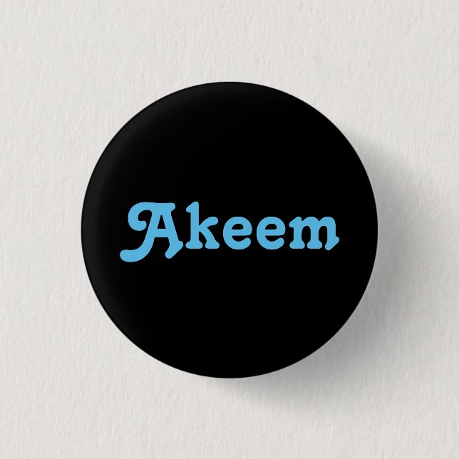 Button Akeem (Front)