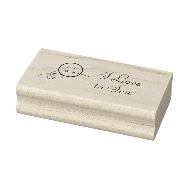 Button and Thread Art Stamp (Stamp)