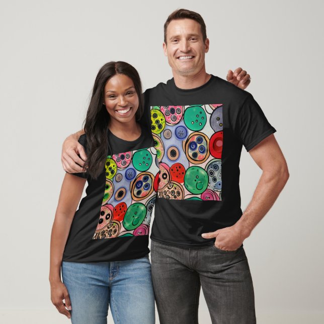 Button Art T-Shirt (Unisex)