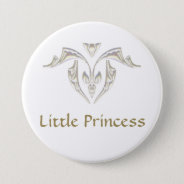 Button Badge - Little Princess at Zazzle