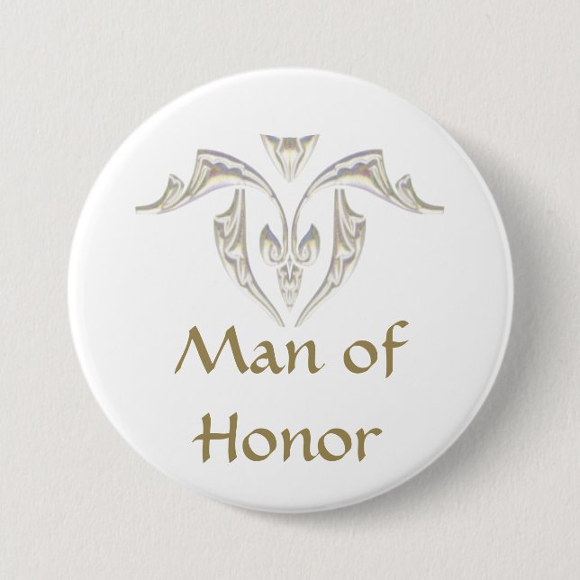 Button Badge - Man of Honor (Front)