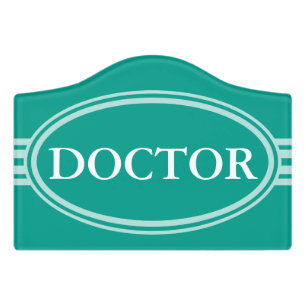 Button / Banner - white transp. 7 + your ideas Door Sign