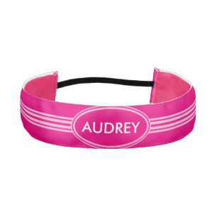 Button / Banner - white transp. VII + your backg. Athletic Headband