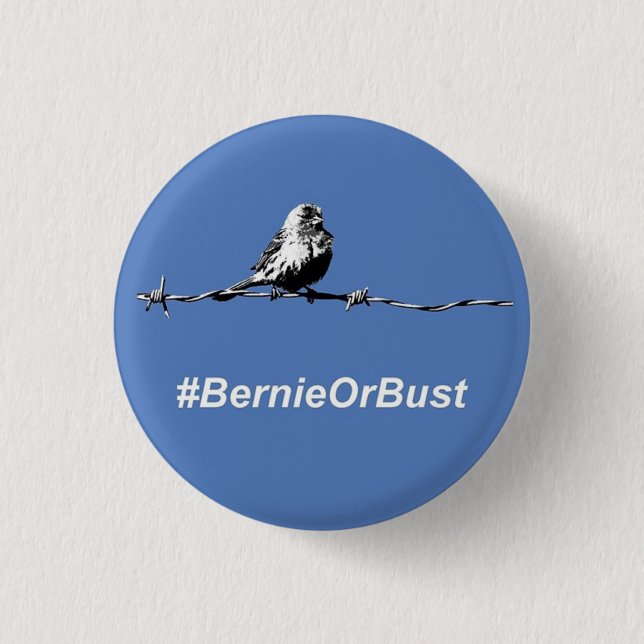Button Bernie Or Bust (Front)