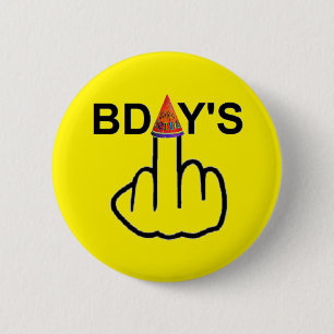 Button Birthday Flip