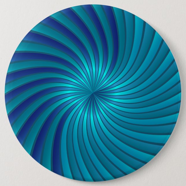 Button blue spiral vortex (Front)