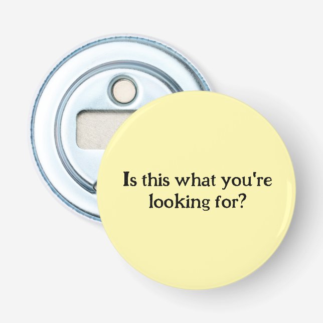 Button Bottle Opener (Front)