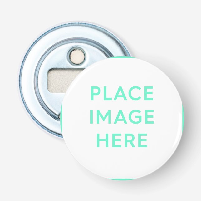 Button Bottle Opener - Souvenir Gift Design (Front)