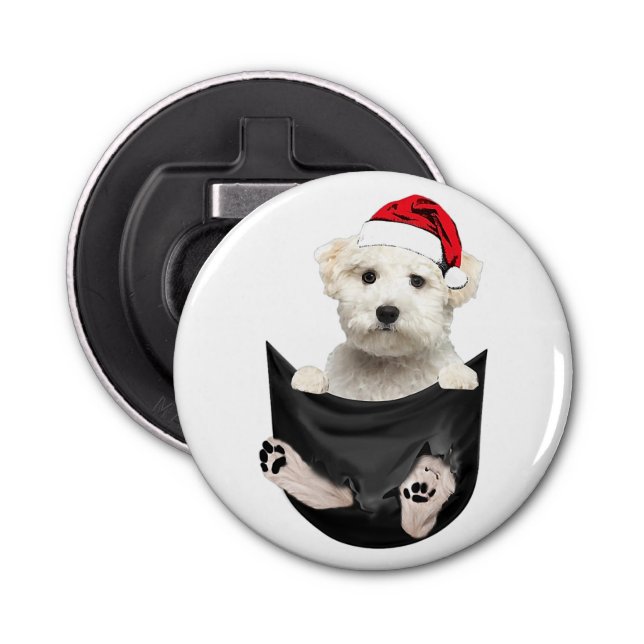 Button Bottle Opener with magnet (Front)