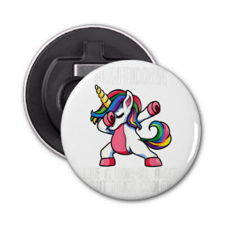 Button Bottle Opener with magnet