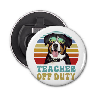 Button Bottle Opener with magnet