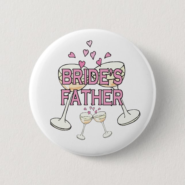Button: Bride's Father Button (Front)