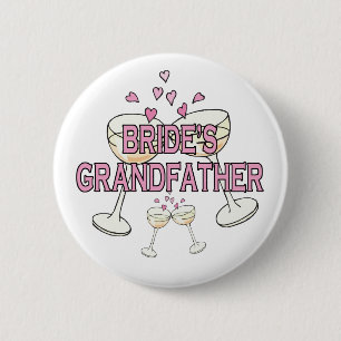 Button: Bride's Grandfather Pinback Button