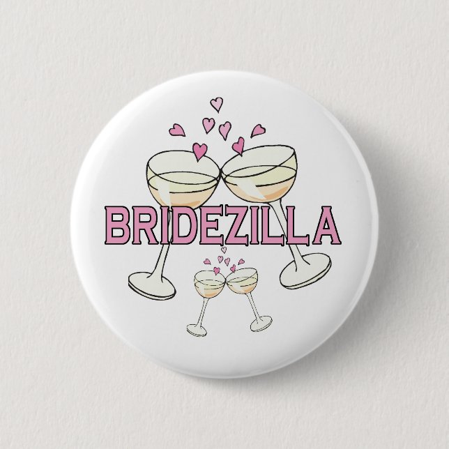 Button: Bridezilla Pinback Button (Front)
