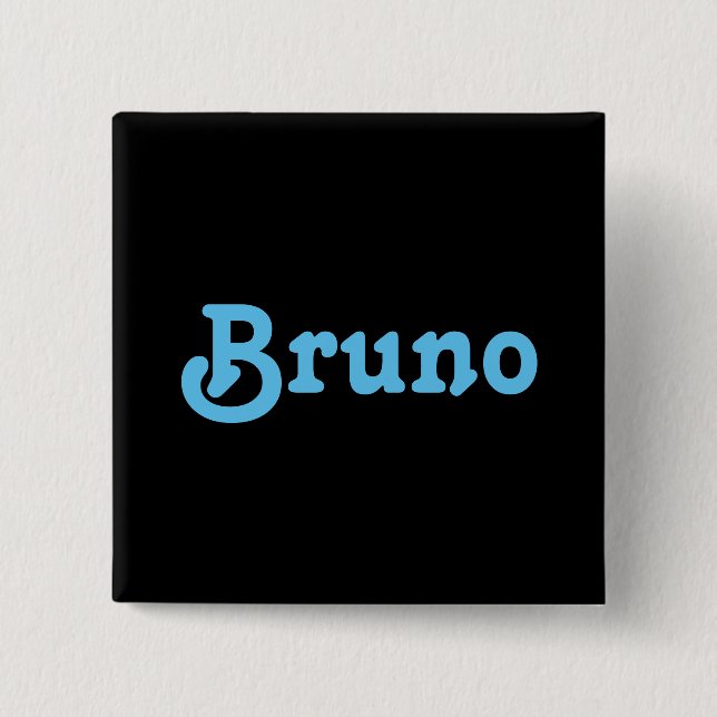 Button Bruno (Front)