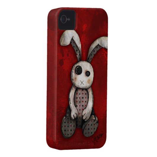 Button Bunny Case-Mate iPhone Case (Back/Right)