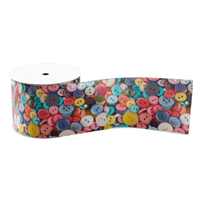 Button, buttons, buttons grosgrain ribbon (Spool)