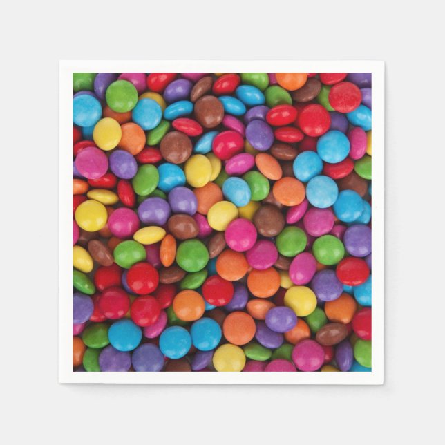 Button Candy Paper Napkins (Front)