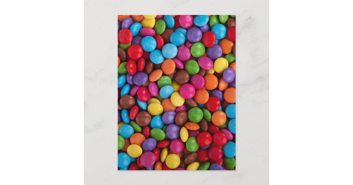Button Candy Postcard | Zazzle