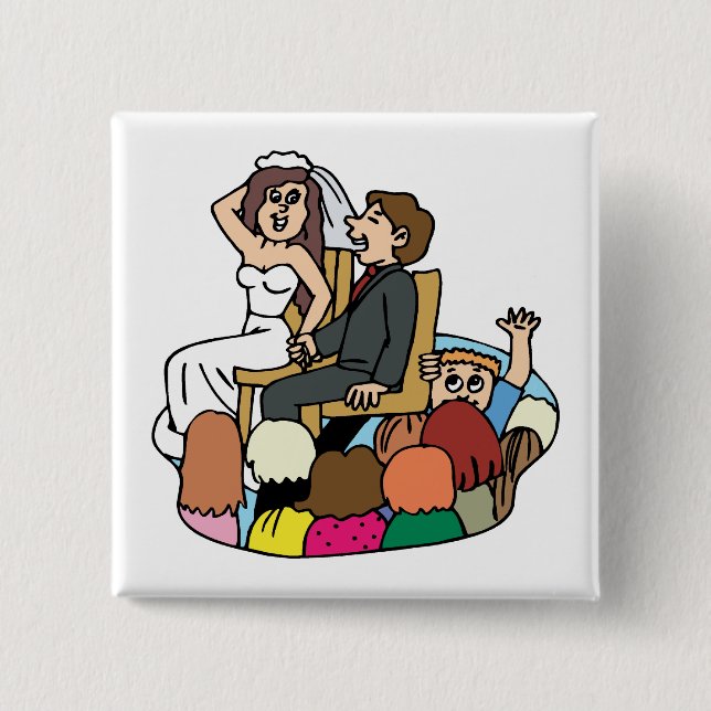 Button: Chair Dance Pinback Button (Front)