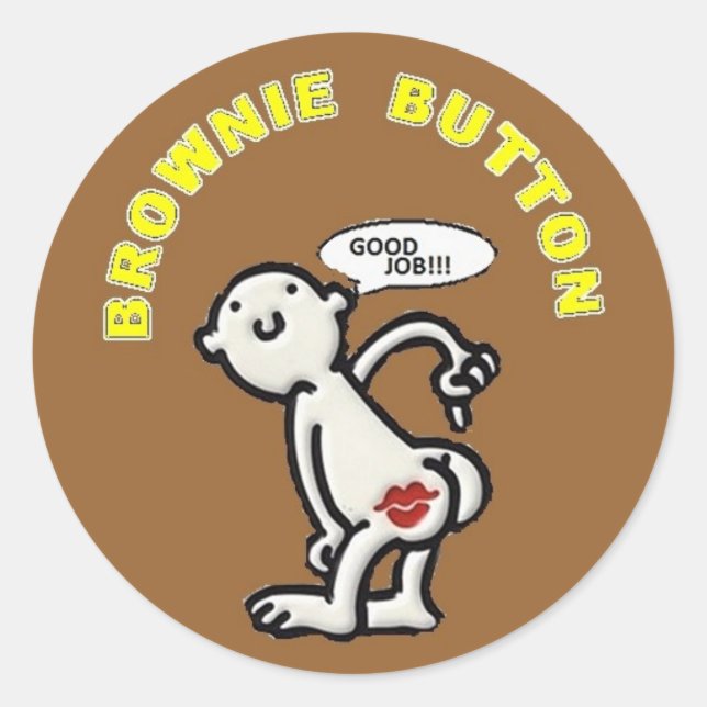 BUTTON CLASSIC ROUND STICKER (Front)