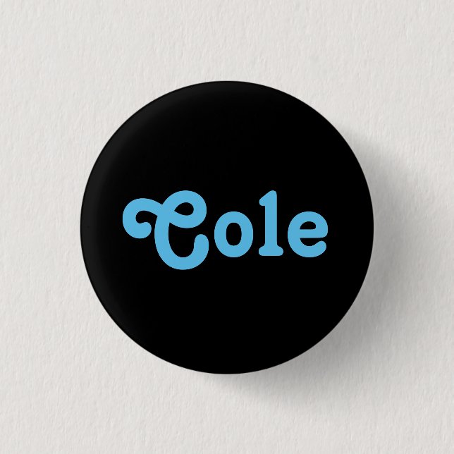 Button Cole (Front)