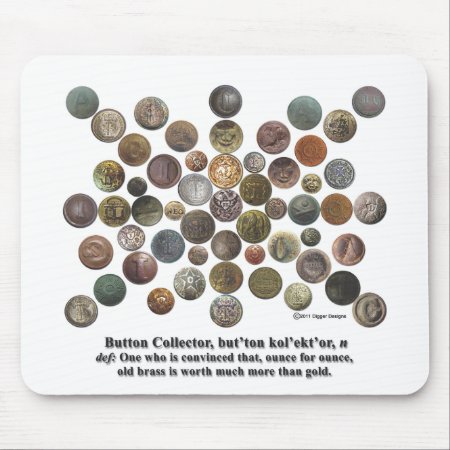Button Collector Mouse Pad