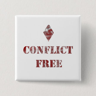 Button_conflict_free_diamonds Pinback Button