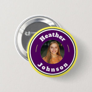 Button - Custom Personalized (add name & photo)