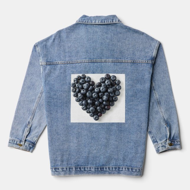 Button Denim Jacket (Back)