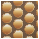 Button Dots - gradient brown + your backg. &amp; idea Fabric