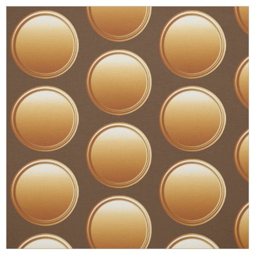 Button Dots - gradient brown + your backg. & idea Fabric