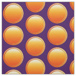 Button Dots - gradient orange + your backg. &amp; idea Fabric