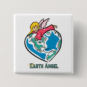 Button: "Earth Angel" Pinback Button