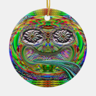 Button Eyed Man Ceramic Ornament